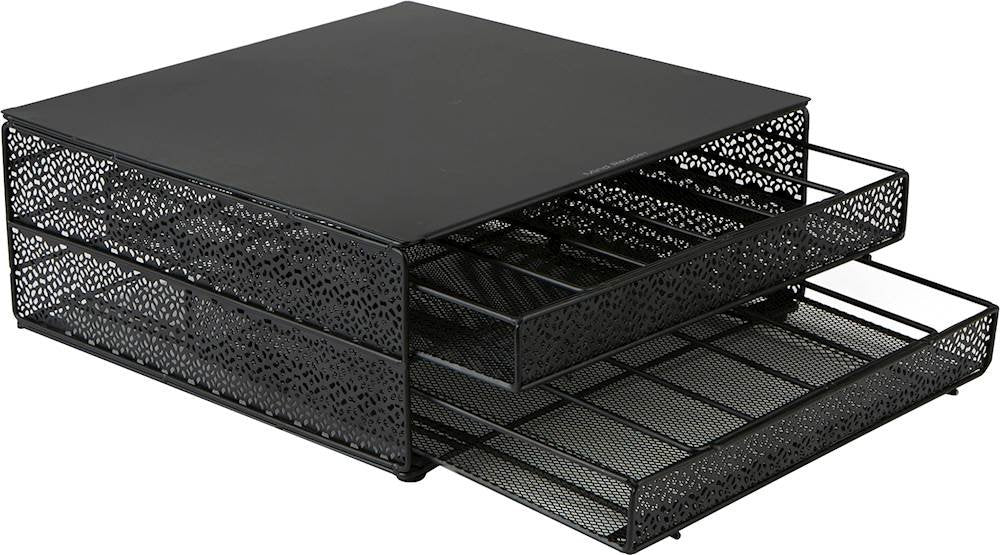 Mind Reader - 72 K-Cup Single Serve Coffee Pods Double Tray - Black